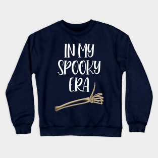 In My Spooky Era Spooky Season Retro Halloween Funny Ghost Crewneck Sweatshirt